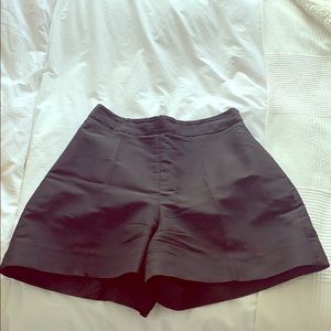 Oscar De la Renta Silk Taffeta Shorts